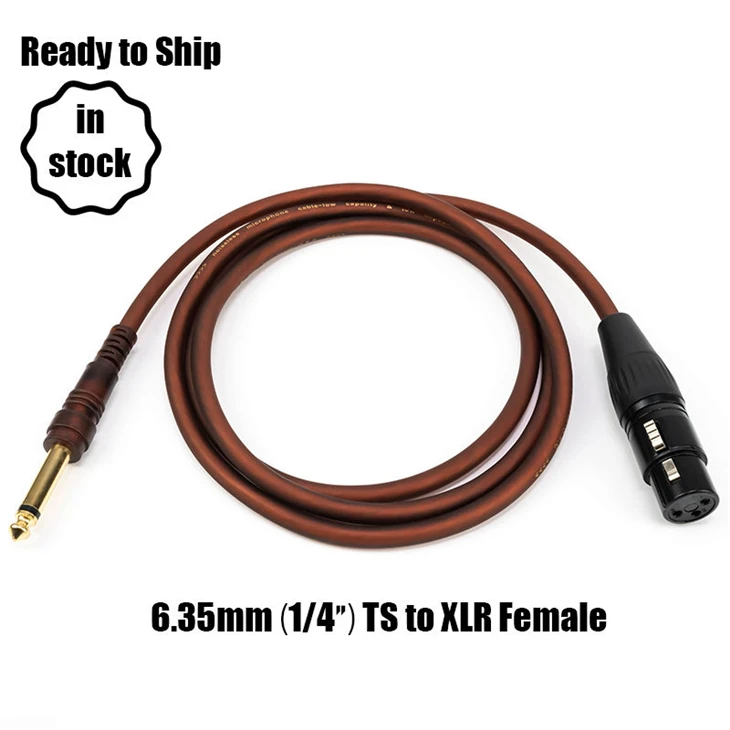 XLR femelle à 6,35 mm